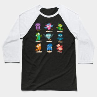 Owlets cartoon collection Baseball T-Shirt